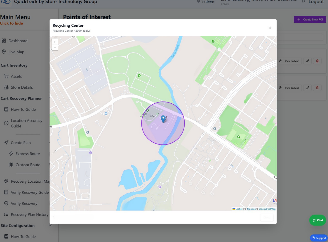 Point of Interest geofence creation for tracking repeat offenders